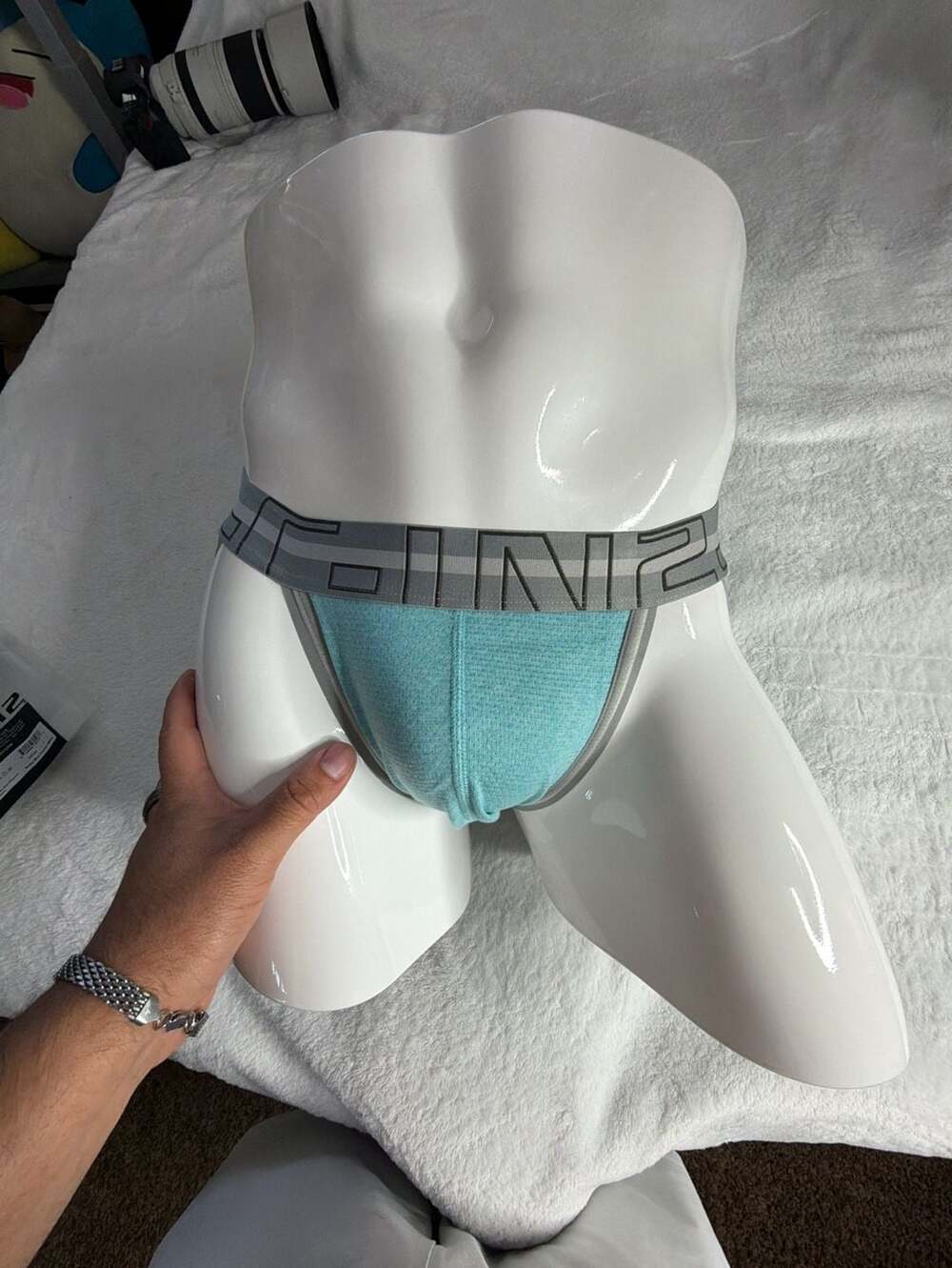 C-IN2 Zen Jockstrap Bailey Blue Heather Size L